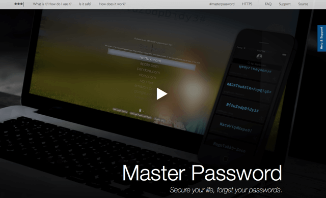 Master Password 忘掉你的密碼吧！超簡單、聰明的跨平台密碼產生器