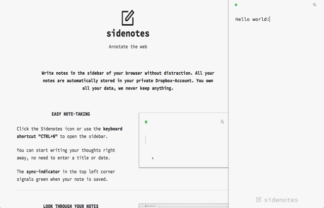 Sidenotes