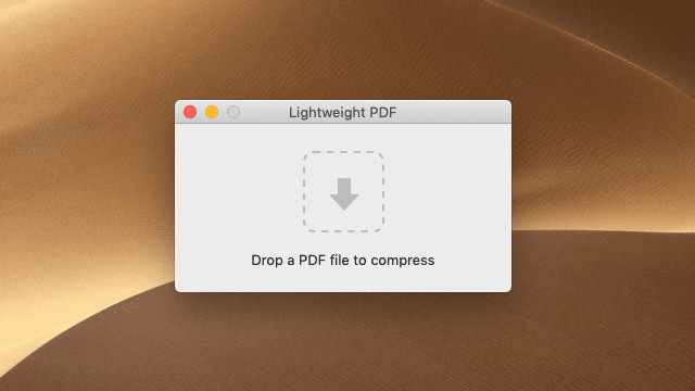 Lightweight PDF 免費文件壓縮工具,最多可將 PDF 縮小 90%(Mac) Lightweight PDF 免費文件壓縮工具,最多可將 PDF 縮小 90%(Mac)