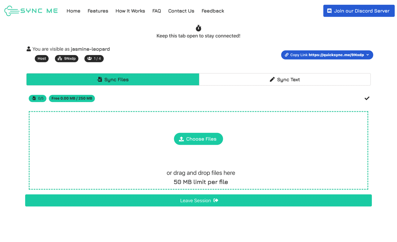 Screenshot 2021-02-28 15.00.png Quick Sync Me