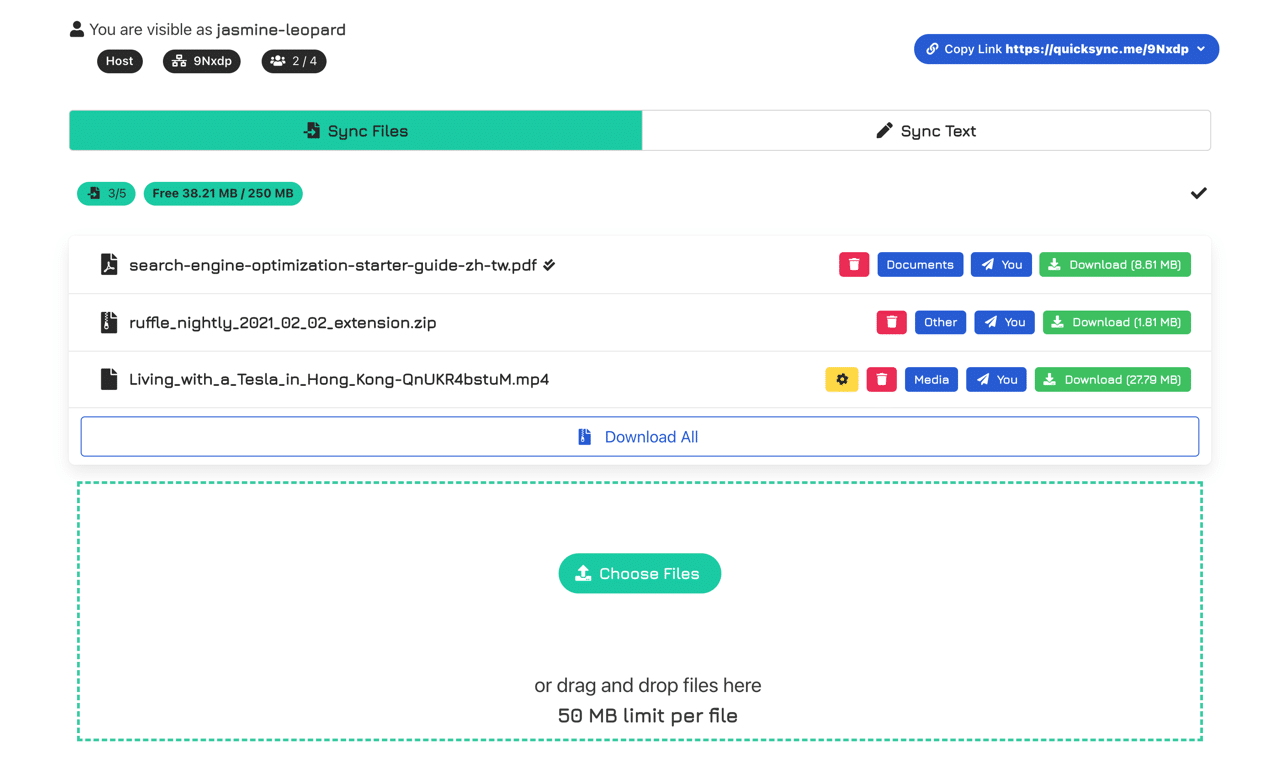 Screenshot 2021-02-28 15.07.png Quick Sync Me