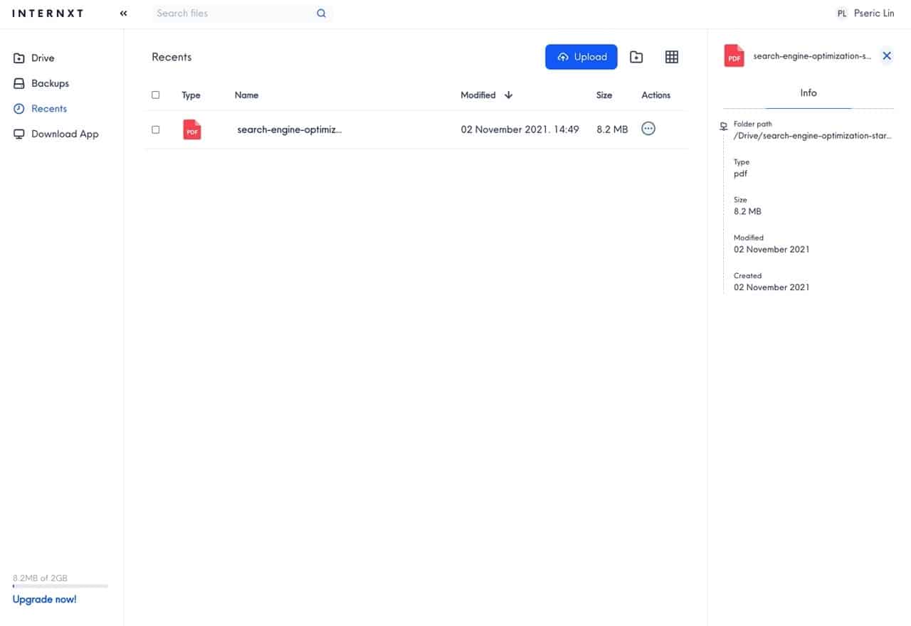 Screenshot 2021-11-02 14.53.jpg Internxt Drive
