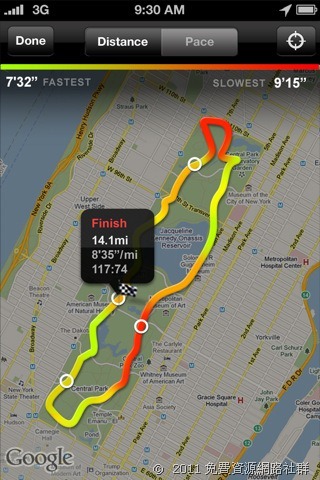 [iOS] Nike+ GPS － 跑步的朋友必備！