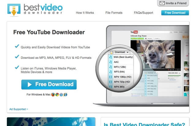 Best Video Downloader 為youtube 加入下載功能 支援ie Firefox Google Chrome Safari 四大