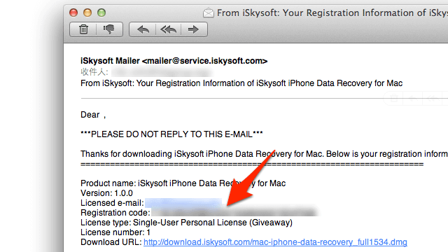 iskysoft iphone data recovery registration code