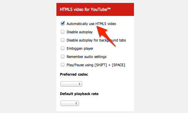 Html5 Video For Youtube 讓youtube 強制使用html5 影片播放器 加速影片下載速度 Chrome 擴充功能