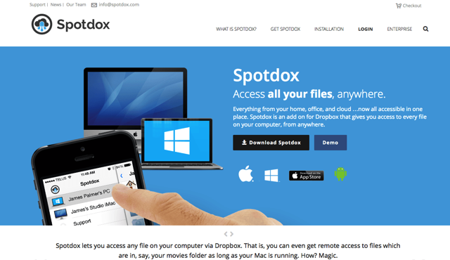 Spotdox 隨時隨地存取 Mac 裡的任何檔案，一年版限時免費下載