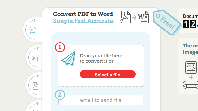 Convertii 線上將 PDF 轉為 Word、Excel 可編輯文件格式
