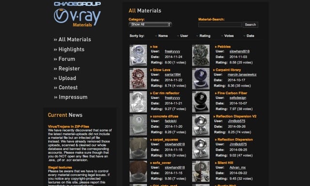 Vray Materials
