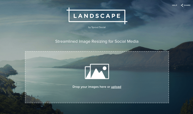 Landscape 為社群網站圖片最佳化，自動裁切找出最佳曝光黃金比例