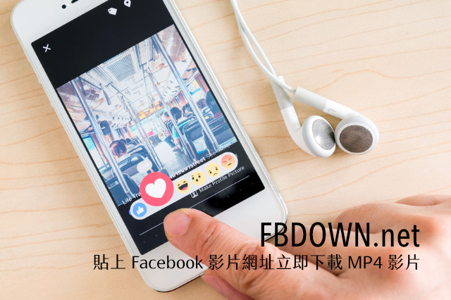 FBDown.net 貼上 Facebook 影片網址立即下載 MP4 檔案