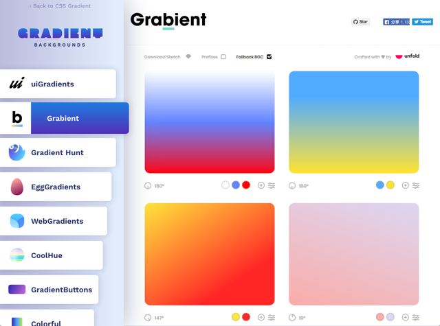 Gradient Backgrounds                      