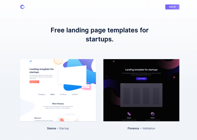 Cruip 為新創團隊提供免費 Landing Page 網站模版下載