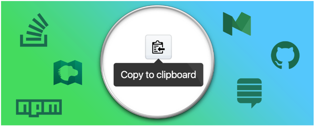 CodeCopy 在程式碼旁加一個「複製到剪貼簿」按鈕，支援 GitHub 等網站