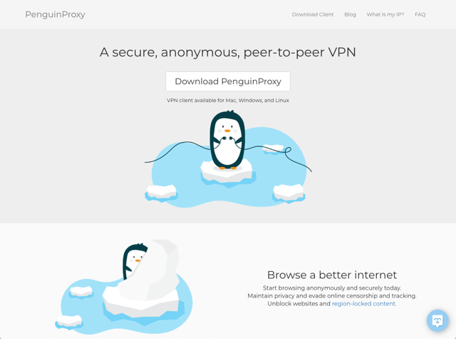 PenguinProxy 安全、匿名免費 VPN 服務，提供中國美國等連線節點