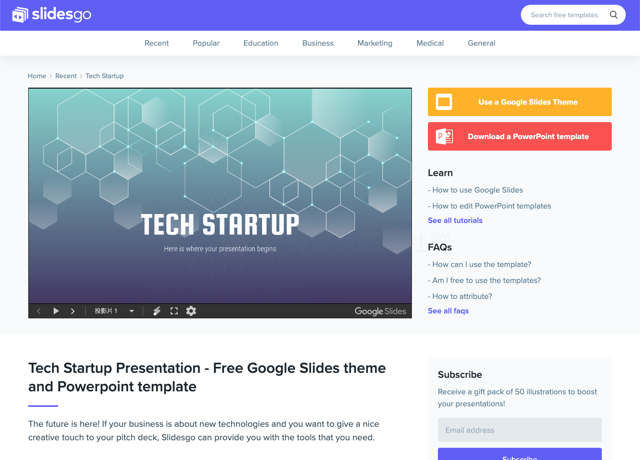 Slidesgo 免費Google Slides 和PowerPoint 簡報模板下載