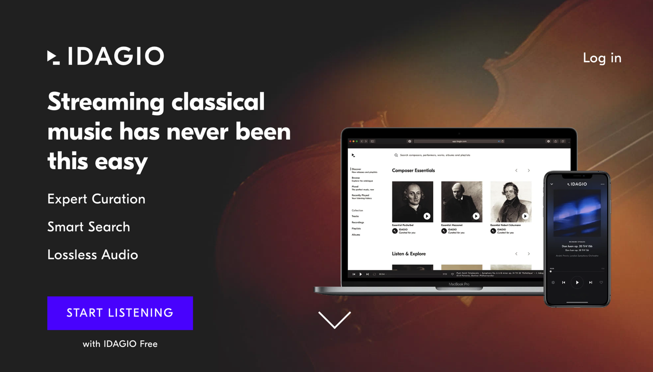 IDAGIO 古典樂的 Spotify，免費方案提供 200 萬首古典音樂錄音線上收聽