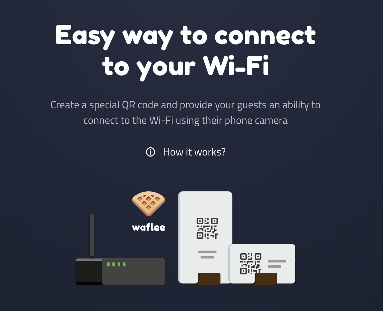 提供免費 Wi-Fi？Waflee 產生可快速連線至無線網路的 QR Code 模版