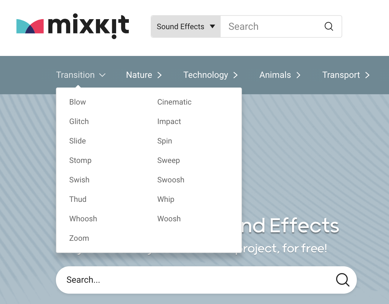 Mixkit Free Sound Effects