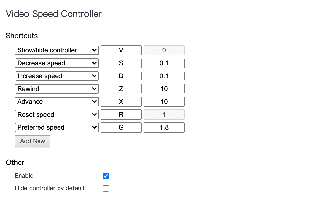 追劇必備！Video Speed Controller 調整影片播放速度也能快轉播放