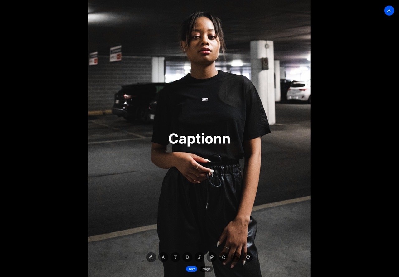 Captionn 為免費圖庫相片加入文字，自製高品質社群圖片素材