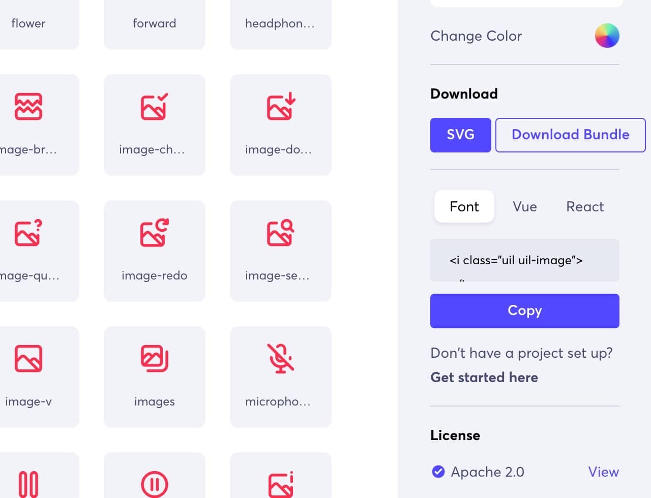 Unicons Icon Library