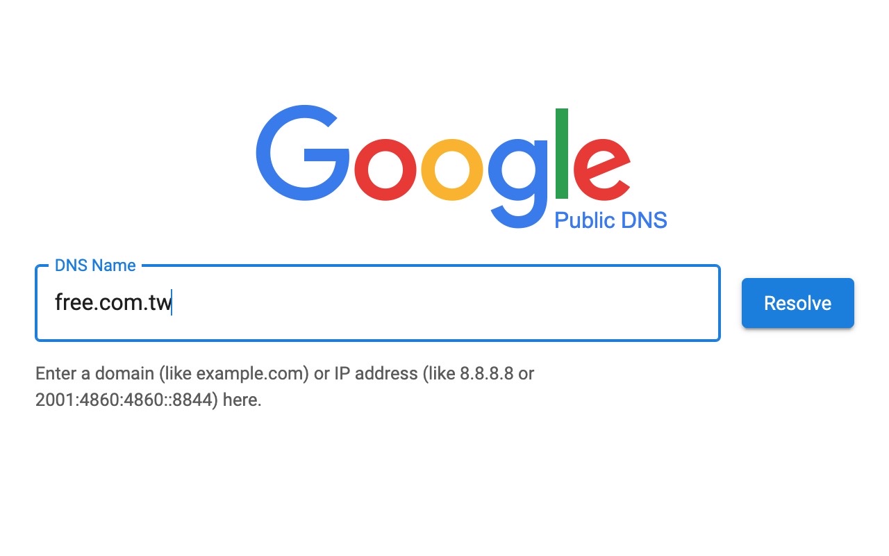DNS Google