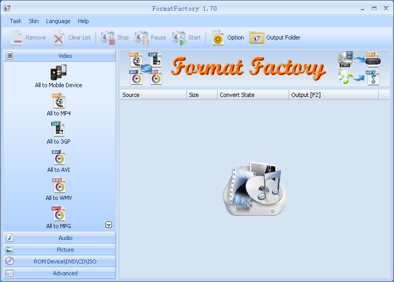 格式工廠 FormatFactory - 萬用的影音互轉軟體