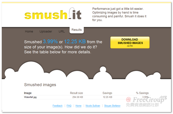 smush it! - 線上圖片壓縮，優化傳輸速度、節省佔用的容量與頻寬。