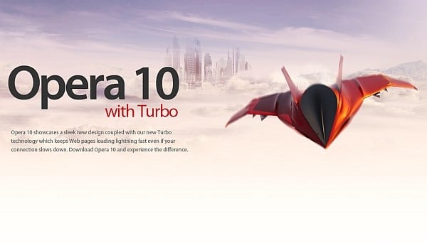 Opera 10 with Turbo
