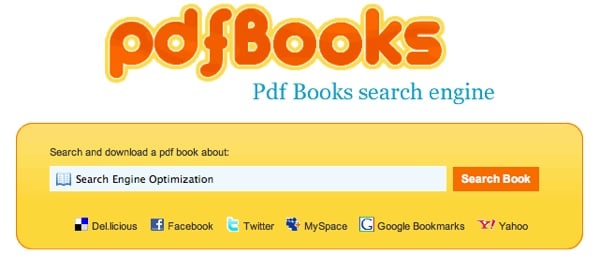 PDFBooks 免費PDF電子書搜尋引擎