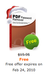 免費獲得 PDF Password Remover 軟體序號！