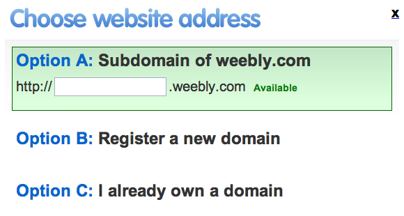 Weebly 建立網站超簡單，附贈免費部落格！