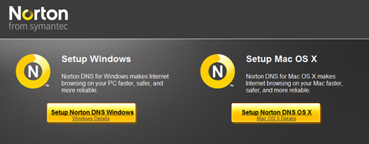 Norton DNS from Symantec