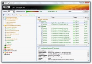 ESET SysInspector - NOD32公司推出的免費系統安全分析服務