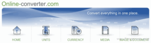 Online-Converter 線上多合一單位、貨幣、檔案轉換工具