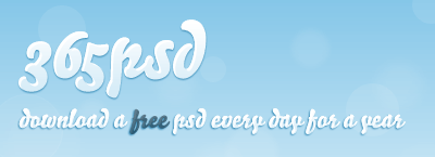 365psd 免費下載PSD素材模版，每日更新！