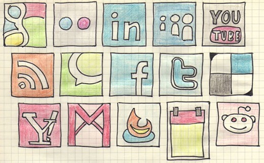 hand-drawn-social-media-icons