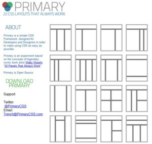 Primary CSS 幫你分割好網頁主要架構