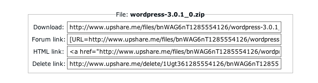 UPShare.me 可上傳單檔 250MB 以下免費空間，保存至少90天