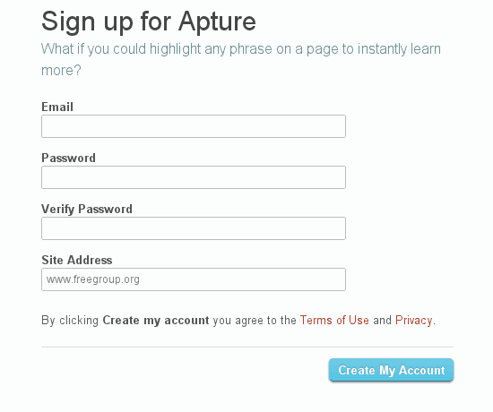 Apture 關鍵字自動加入註解，使網站內容更豐富