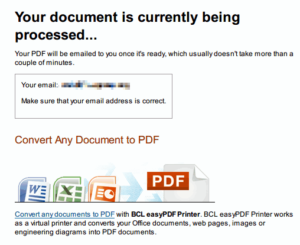 Doc2PDF：Word轉PDF，無須下載安裝軟體