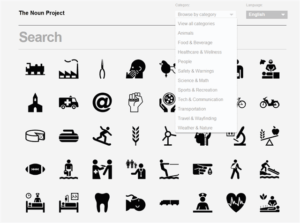 NounProject 超過六百種高品質標誌圖示，免費下載