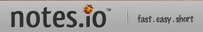 Notes.io 免費的線上筆記、留言系統