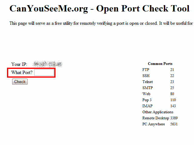 CanYouSeeMe 檢查你的電腦開啟哪些連接埠（Port）