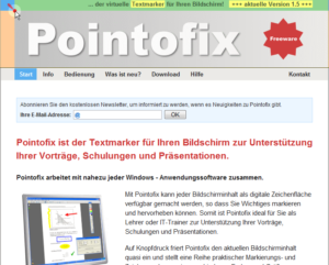 Pointofix 免費螢幕畫筆工具