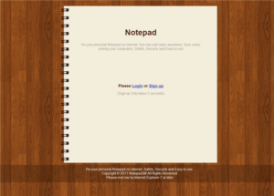 Notepad.IM 免費線上記事本，無限制的文字儲存空間