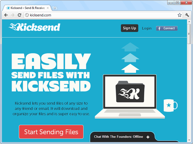 Kicksend 免費檔案分享，輕鬆將檔案傳給好友