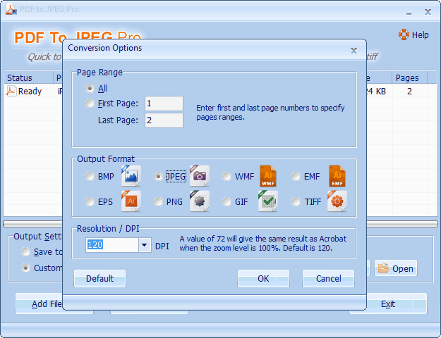 PDF To JPEG Pro：PDF 轉檔軟體，限時免費下載
