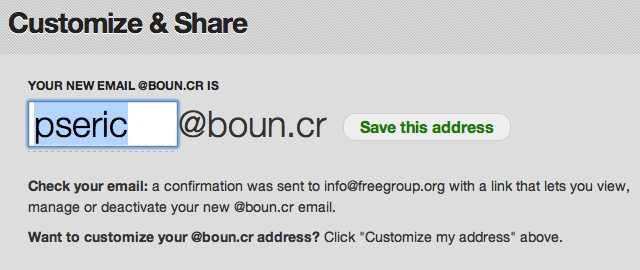 Boun.cr 免費郵件轉址，隱藏並縮短真實 E-mail 地址